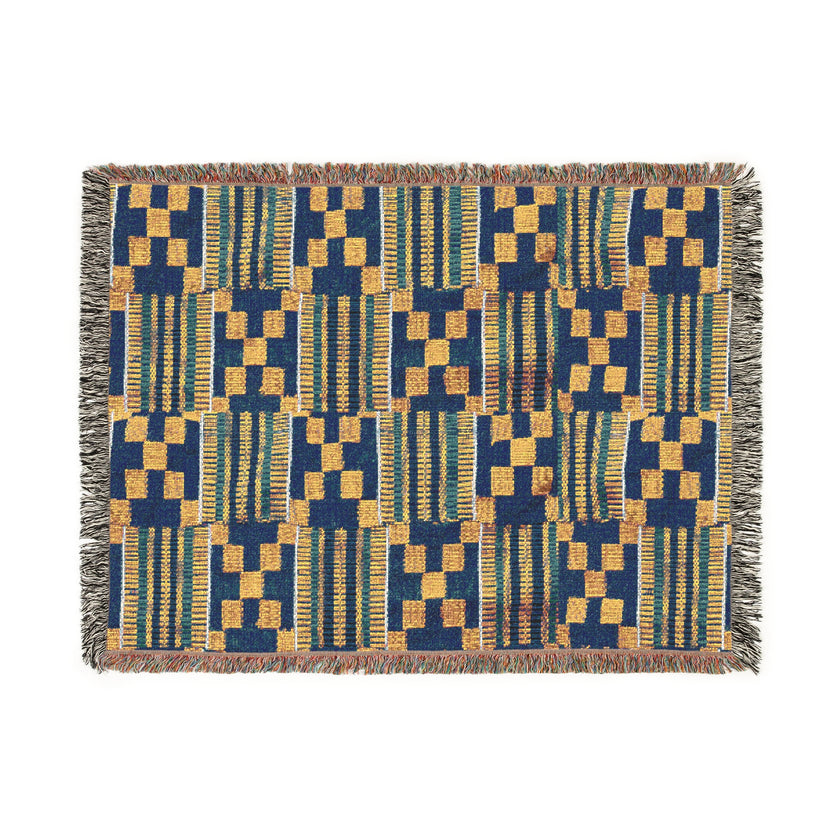 Woven Blanket, Colorful Blanket, Cozy Throw, Home Decor, Bedding, Gift, Multi Colour Pattern