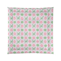 Floral Comforter, Cozy Floral Bedding, Springtime Bedspread, Flower Pattern Comforter Set, Boho Home Decor, Dorm Room Essentials