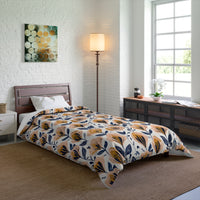 Floral Comforter Blanket, Cozy Bedding for Home Decor, Spring Vibes, Perfect Gift for Housewarming, Summer Bedspread