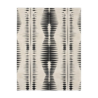 Black Pattern Velveteen Microfiber Blanket (Two-sided print) Velveteen Microfiber Blanket (Two-sided print)
