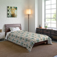 Floral Comforter Set - Cozy Home Bedding, Spring Decor, Boho Bedroom, Gift Idea for Her, Festive Sleep Essentials
