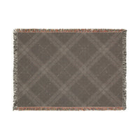 Cozy Woven Blanket with Plaid Design, Perfect for Home Decor, Blanket for Chilly Evenings, Blanket Gift for Friends, Indoor and Outdoor Use