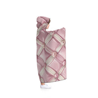 Cozy Hooded Blanket, Soft Pink Quilted Throw, Perfect for Home, Gift for Her, Winter Comfort, Lounge Wear, Snuggle Up