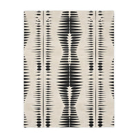 Black Pattern Velveteen Microfiber Blanket (Two-sided print) Velveteen Microfiber Blanket (Two-sided print)