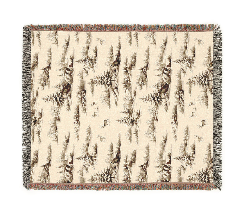 Cozy Woven Blanket for Nature Lovers, Perfect for Home Decor, Camping, Picnics, Gifts, and Cozy Nights
