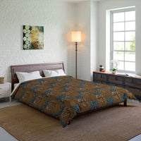 Tropical Pineapple Comforter - Cozy Floral Bedding, Perfect for Summer Decor, Pineapple Lover Gift, Bedroom Makeover