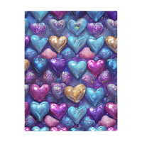 Multi Color Velveteen Microfiber Blanket (Two-sided print)