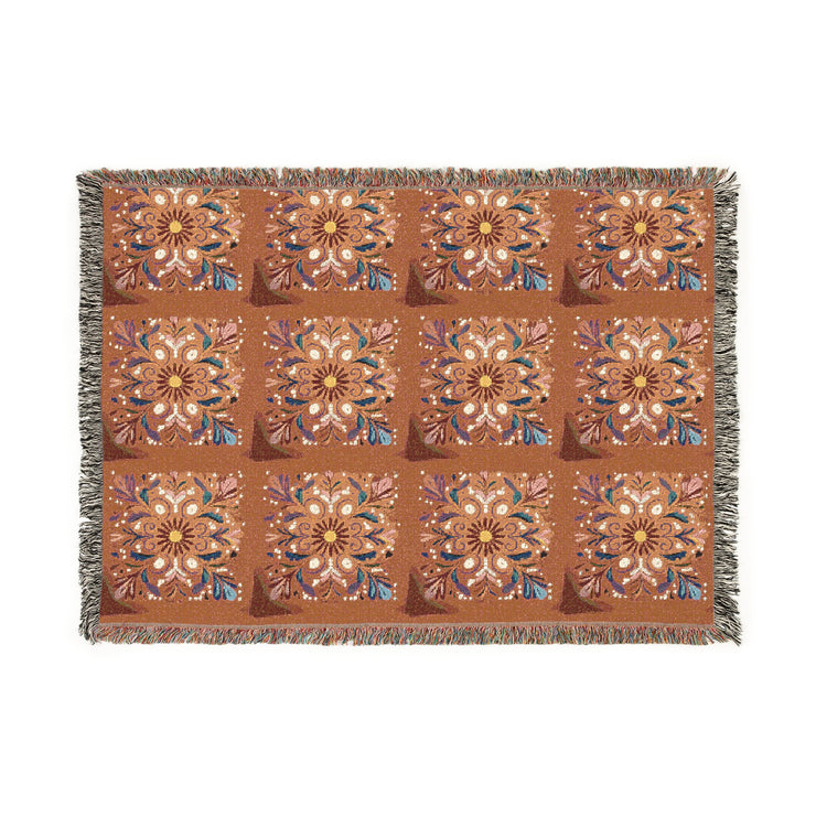 Bohemian Woven Blanket, Cozy Home Decor, Warm Throw, Festival Picnic Blanket, Gift for Her, Autumn Vibes, Boho Chic