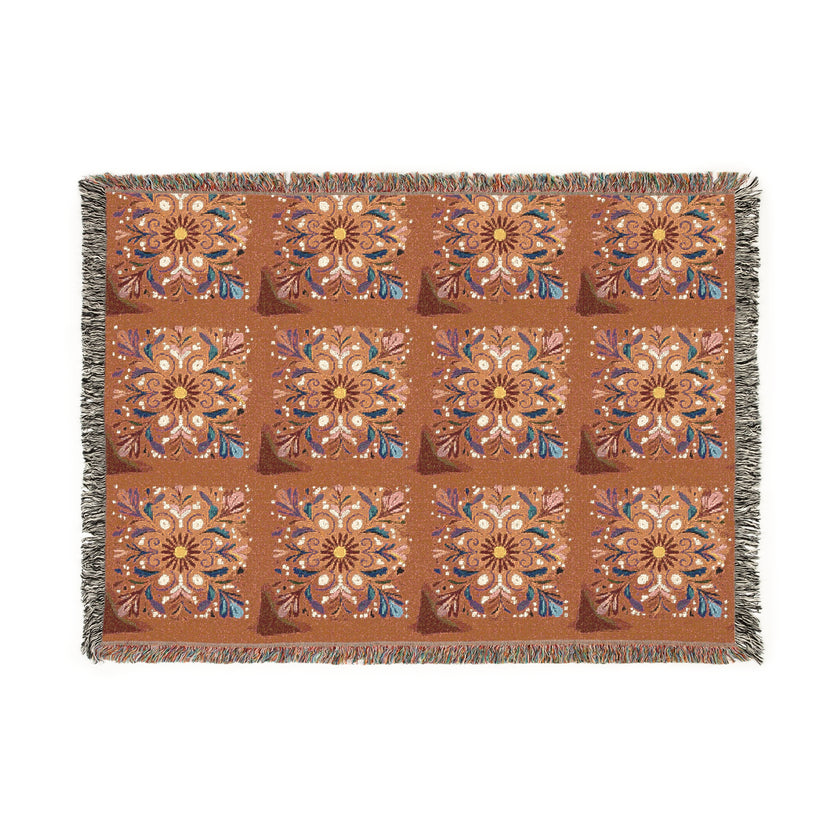 Bohemian Woven Blanket, Cozy Home Decor, Warm Throw, Festival Picnic Blanket, Gift for Her, Autumn Vibes, Boho Chic
