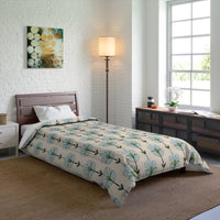Floral Comforter Set - Cozy Home Bedding, Spring Decor, Boho Bedroom, Gift Idea for Her, Festive Sleep Essentials