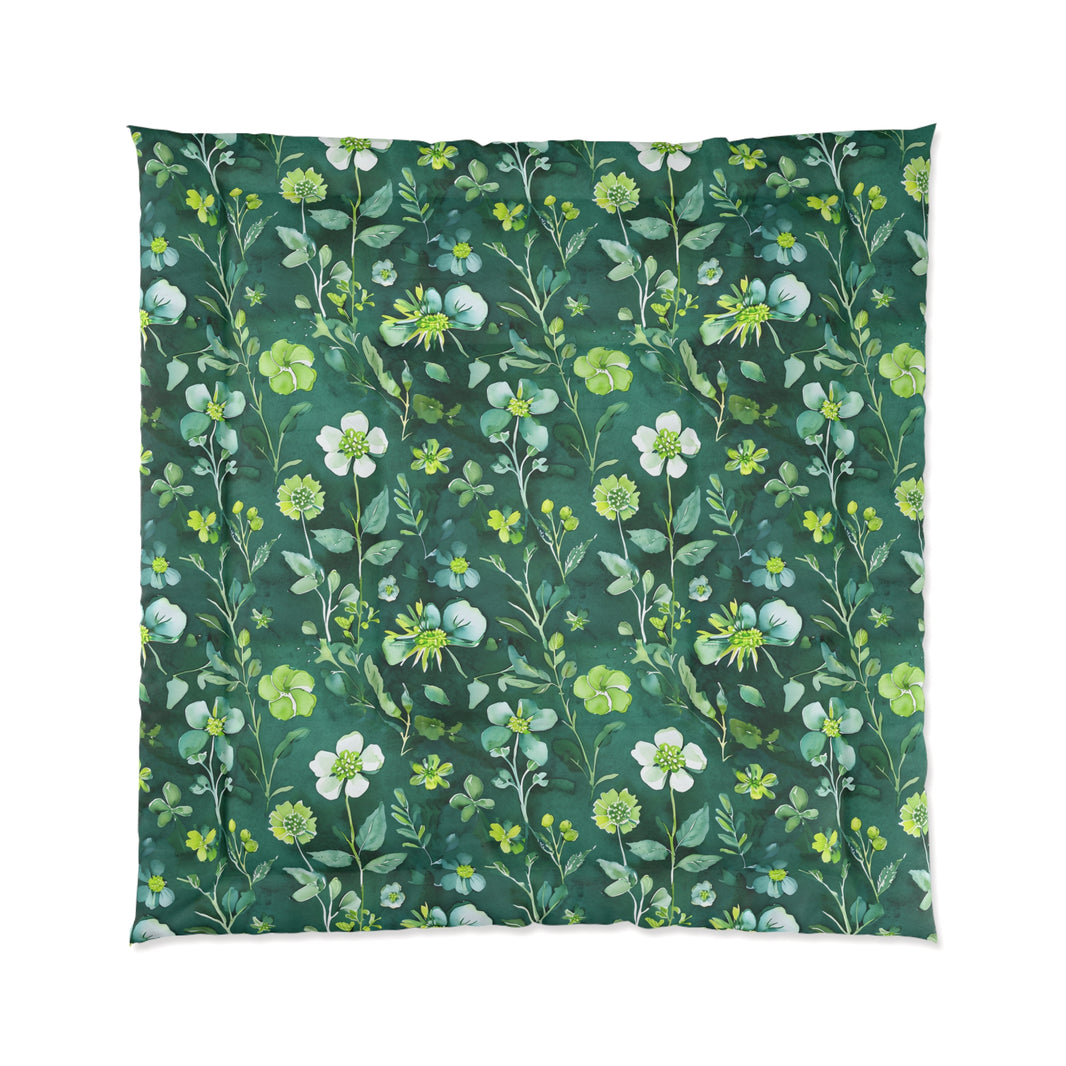 Botanical Garden Comforter, Cozy Floral Bedding, Greenery Home Decor, Bedroom Makeover, Spring Vibes, Gift for Nature Lovers