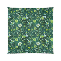Botanical Garden Comforter, Cozy Floral Bedding, Greenery Home Decor, Bedroom Makeover, Spring Vibes, Gift for Nature Lovers