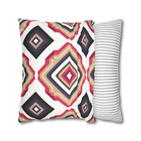 Colorful  Faux Suede Square Pillowcase