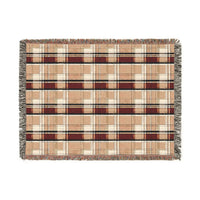 Cozy Plaid Woven Blanket | Perfect for Home Decor, Gifts, Picnics, & Winter Nights - Stylish Throw for Comfort