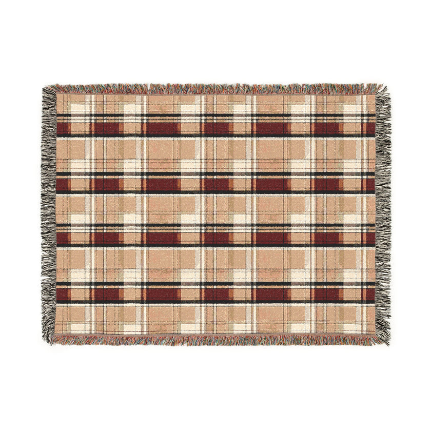 Cozy Plaid Woven Blanket | Perfect for Home Decor, Gifts, Picnics, & Winter Nights - Stylish Throw for Comfort