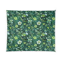 Botanical Garden Comforter, Cozy Floral Bedding, Greenery Home Decor, Bedroom Makeover, Spring Vibes, Gift for Nature Lovers