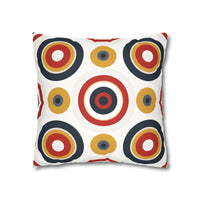 Colorful Faux Suede Square Pillowcase