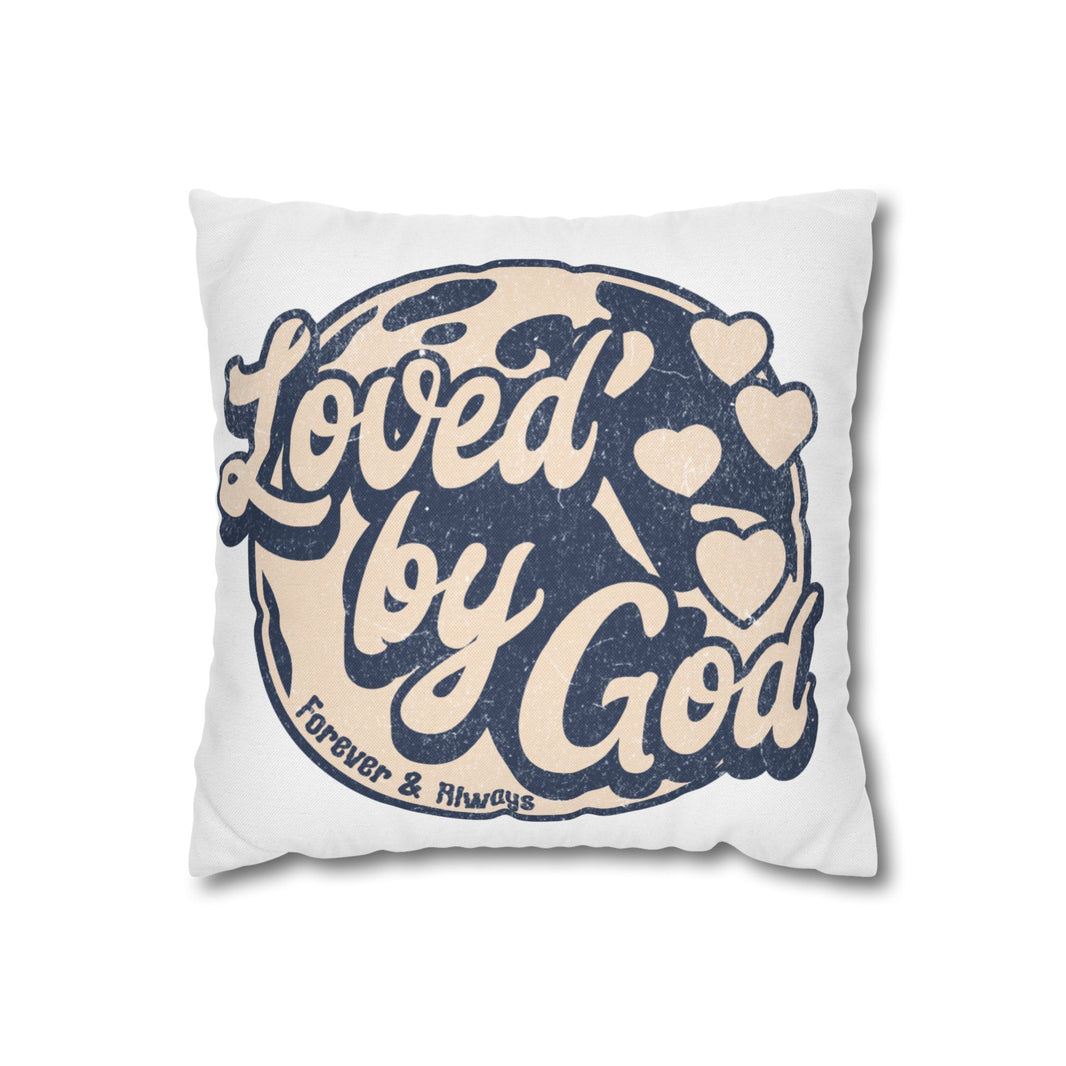 Loved By God Square Pillowcase