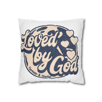 Loved By God Square Pillowcase