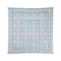 Floral Pattern Comforter | Cozy Bedroom Decor, Lightweight Bedding, Boho Chic Style, Spring Refresh, Housewarming Gift