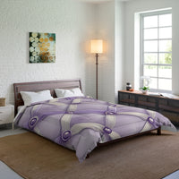 Elegant Lavender Comforter Set, Cozy Bedroom Decor, Stylish Bedding, Wedding Gift, Home Sweet Home, Light Purple Bedspread