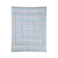 Floral Pattern Comforter | Cozy Bedroom Decor, Lightweight Bedding, Boho Chic Style, Spring Refresh, Housewarming Gift