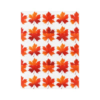 Maple Leaf  Velveteen Microfiber Blanket