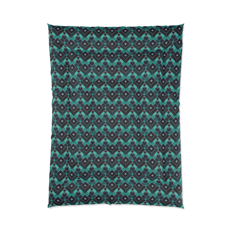 Geometric Pattern Comforter - Cozy Bedding for Home Decor, Modern Bedroom, Gift for New Homeowners, Stylish Room Makeover, Perfect for Bed