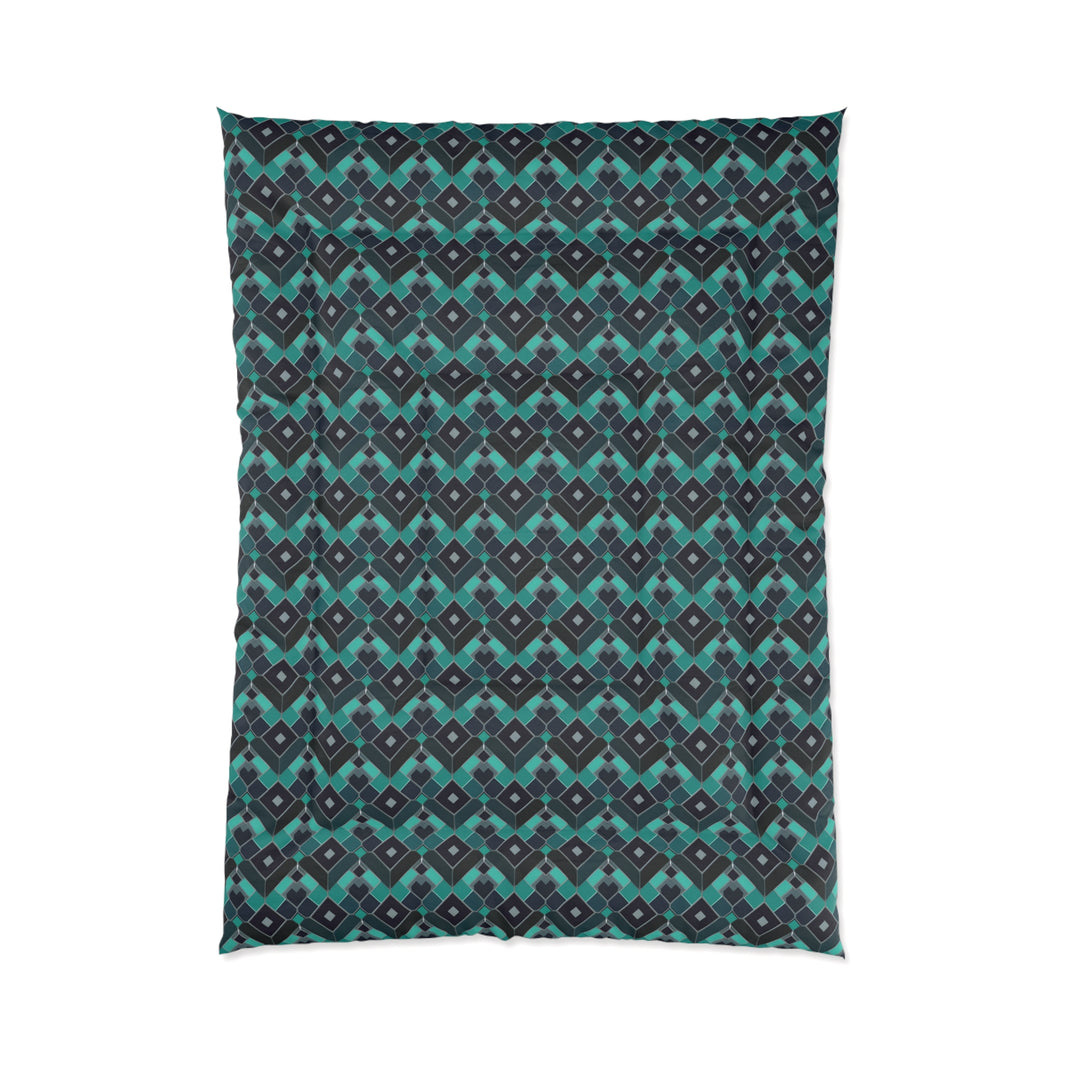 Geometric Pattern Comforter - Cozy Bedding for Home Decor, Modern Bedroom, Gift for New Homeowners, Stylish Room Makeover, Perfect for Bed