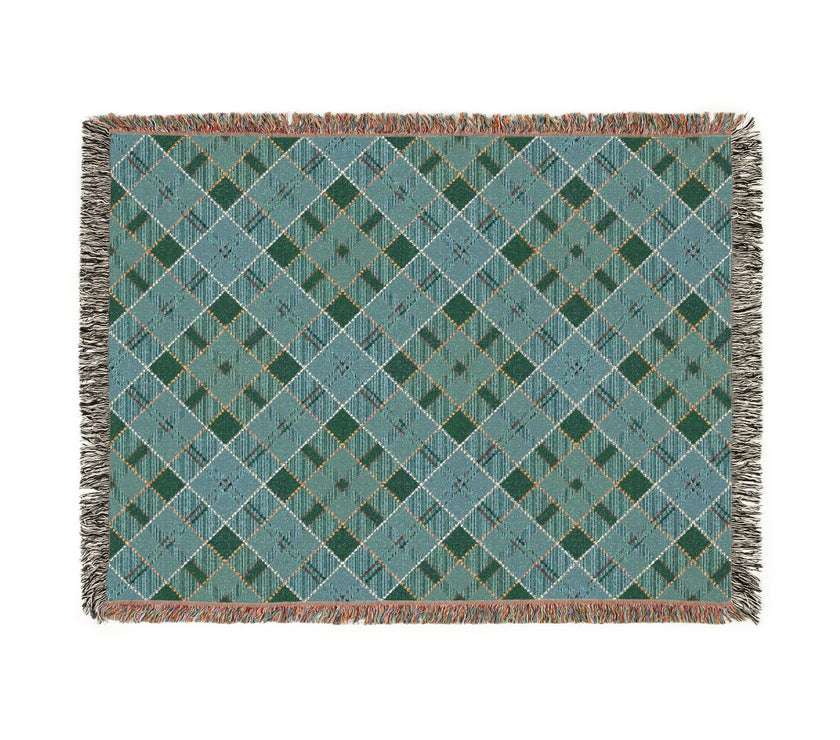 Cozy Woven Blanket, Boho Throw, Home Decor, Farmhouse Accent, Perfect for Housewarming, Modern Living Room