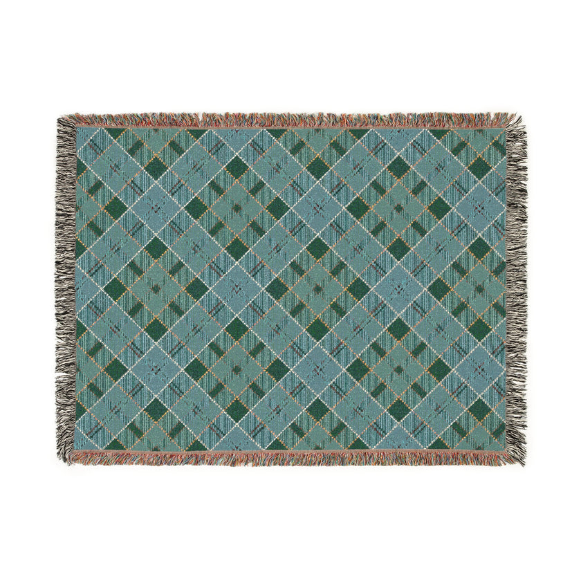 Cozy Woven Blanket, Boho Throw, Home Decor, Farmhouse Accent, Perfect for Housewarming, Modern Living Room