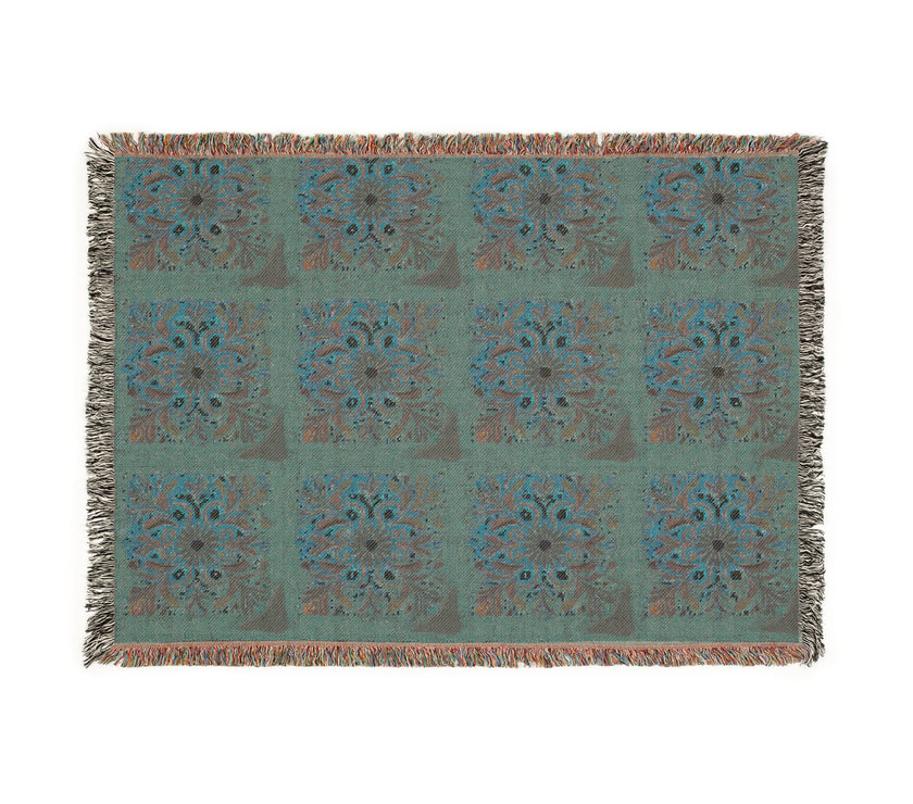 Bohemian Woven Blanket, Cozy Home Decor, Warm Throw, Festival Picnic Blanket, Gift for Her, Autumn Vibes, Boho Chic