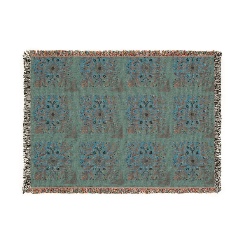 Bohemian Woven Blanket, Cozy Home Decor, Warm Throw, Festival Picnic Blanket, Gift for Her, Autumn Vibes, Boho Chic