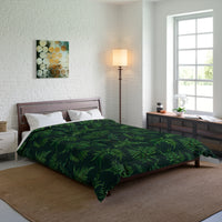 Tropical Leaf Comforter, Cozy Bedspread for Plant Lovers, Nature-Themed Bedding, Summer Decor, Greenery Home Accents, Gift Idea for New Home