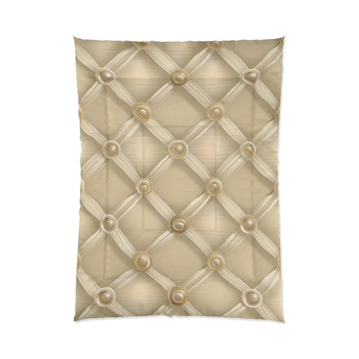 Luxurious Beige Comforter - Cozy Bedding, Elegant Home Decor, Soft & Warm Blanket for Bedrooms, Perfect Gift for Weddings, Housewarming,