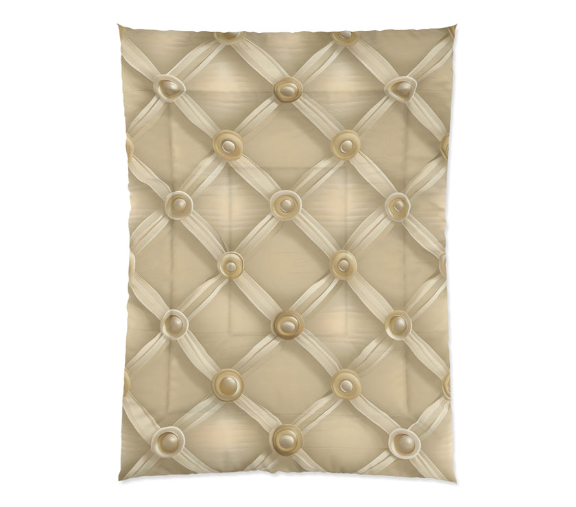 Luxurious Beige Comforter - Cozy Bedding, Elegant Home Decor, Soft & Warm Blanket for Bedrooms, Perfect Gift for Weddings, Housewarming,