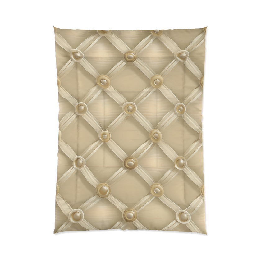 Luxurious Beige Comforter - Cozy Bedding, Elegant Home Decor, Soft & Warm Blanket for Bedrooms, Perfect Gift for Weddings, Housewarming,