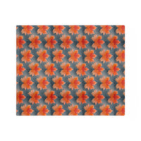 Maple Leaf Velveteen Microfiber Blanket