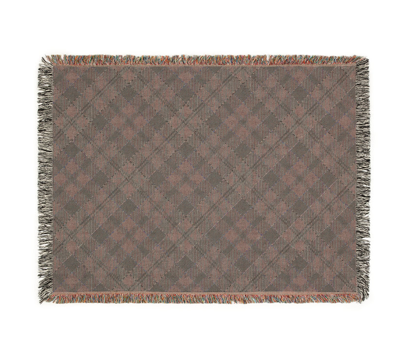 Cozy Woven Blanket, Boho Throw, Home Decor, Farmhouse Accent, Perfect for Housewarming, Modern Living Room