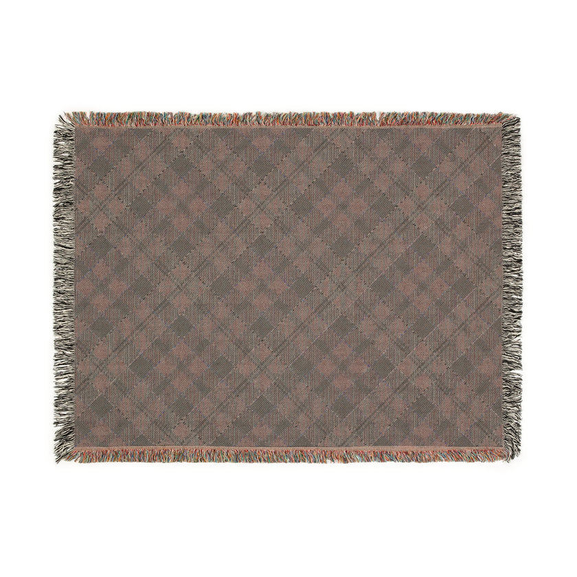 Cozy Woven Blanket, Boho Throw, Home Decor, Farmhouse Accent, Perfect for Housewarming, Modern Living Room