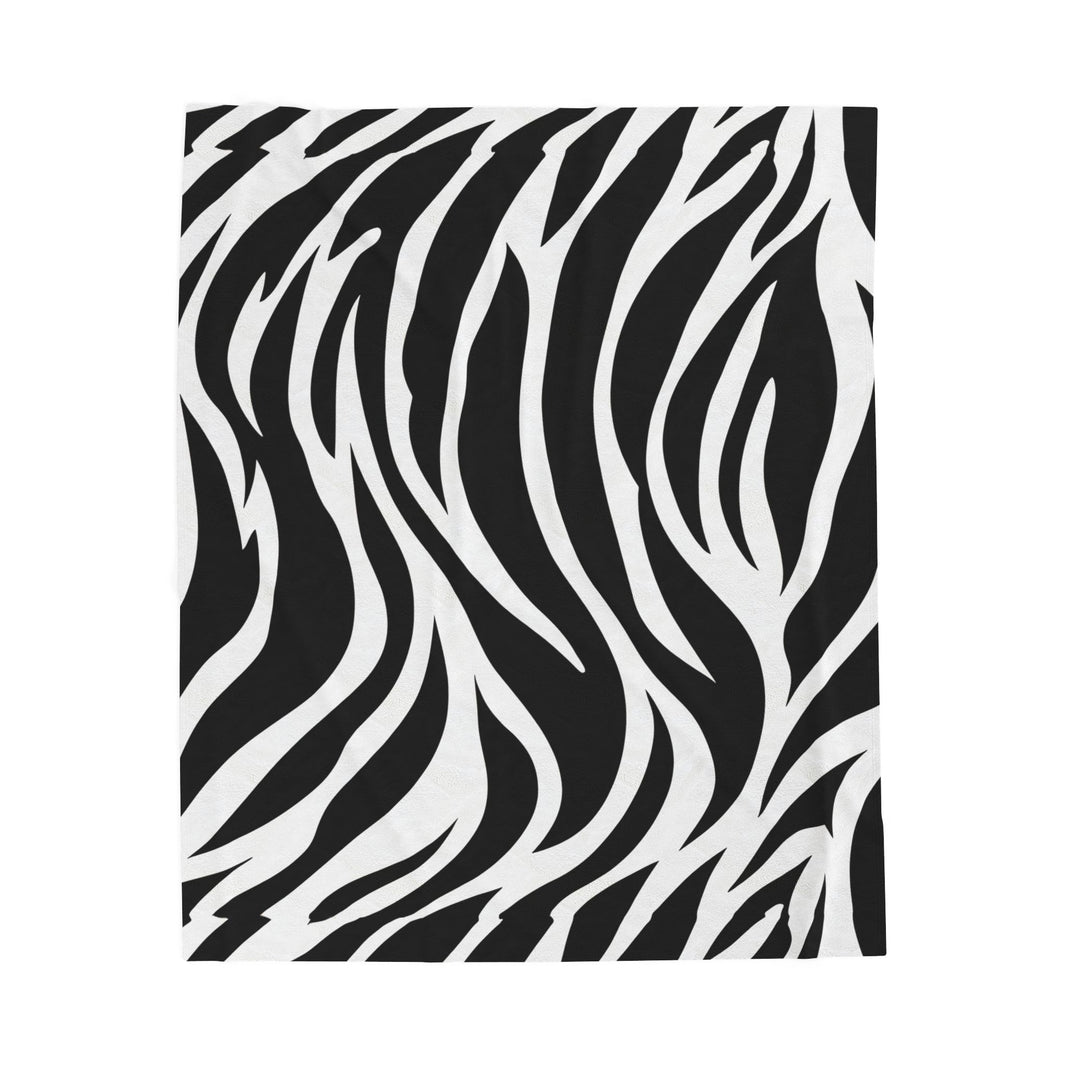 Zebra lines Velveteen Plush Blanket