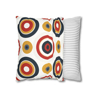 Colorful Faux Suede Square Pillowcase