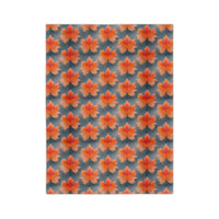 Maple Leaf Velveteen Microfiber Blanket