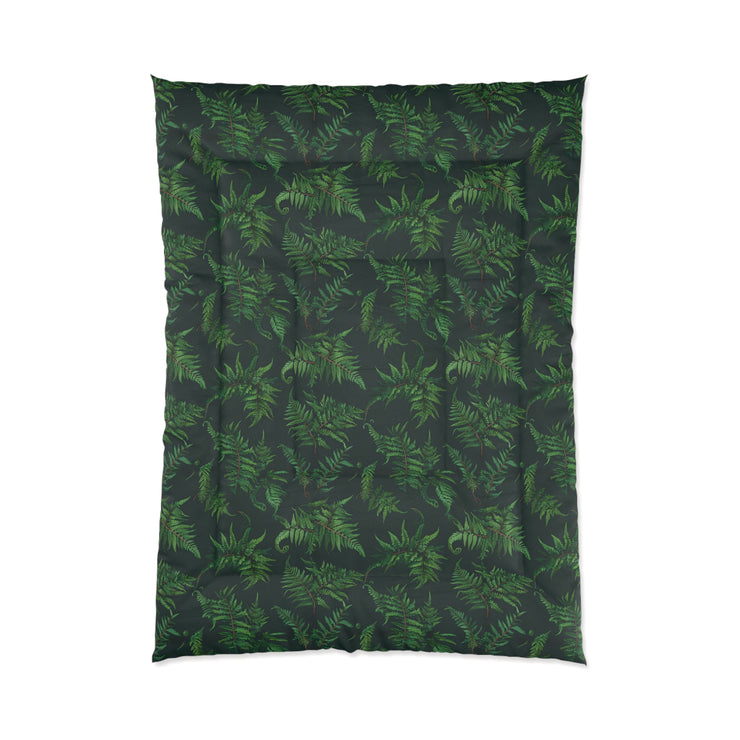 Tropical Leaf Comforter, Cozy Bedspread for Plant Lovers, Nature-Themed Bedding, Summer Decor, Greenery Home Accents, Gift Idea for New Home
