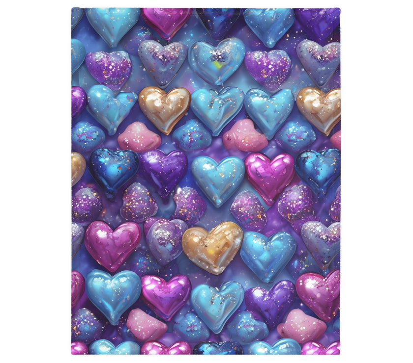 Multi Color Velveteen Microfiber Blanket (Two-sided print)