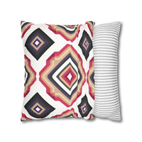 Colorful  Faux Suede Square Pillowcase