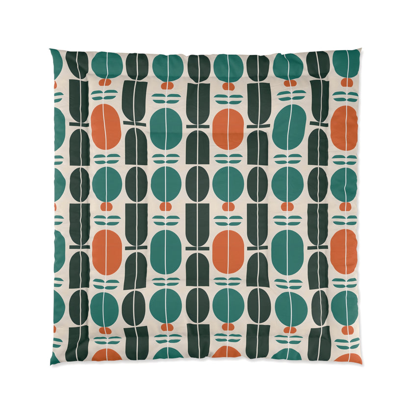 Boho Geometric Comforter - Cozy Bedding, Modern Throw Blanket, Home Decor, Gift for Him/Her, Bedroom Makeover