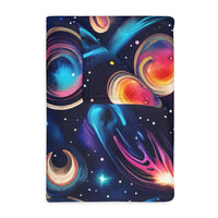 Space / Planet Velveteen Microfiber Blanket (Two-sided print)