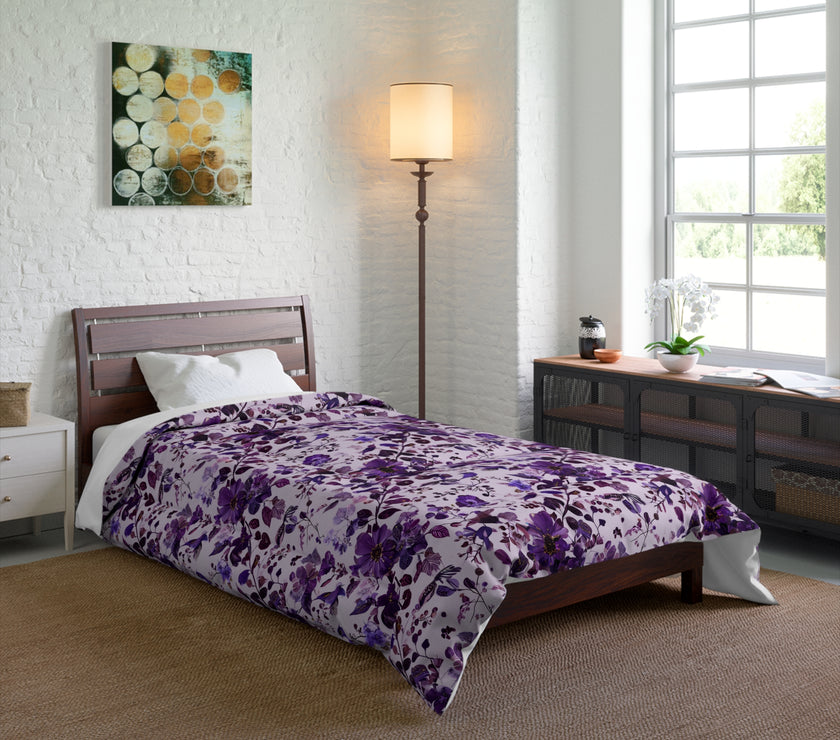 Floral Comforter, Cozy Bedding, Spring Decor, Bedroom Makeover, Gift for Her, Boho Home