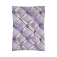 Elegant Lavender Comforter Set, Cozy Bedroom Decor, Stylish Bedding, Wedding Gift, Home Sweet Home, Light Purple Bedspread